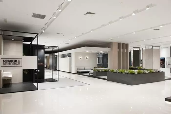 Mẫu trần thạch cao Showroom bán hàng
